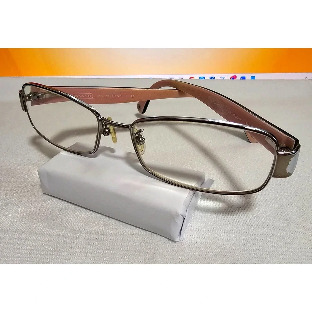COACH Taryn HC 5001 Dark Silver Authentic Eyeglasses‎ 52mm 